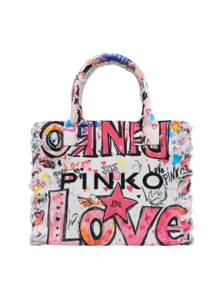 Torebka Pinko płócienna czarna