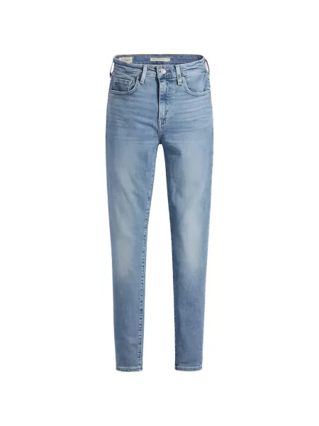 Blugi skinny Levi's® cu talie înaltă albastru