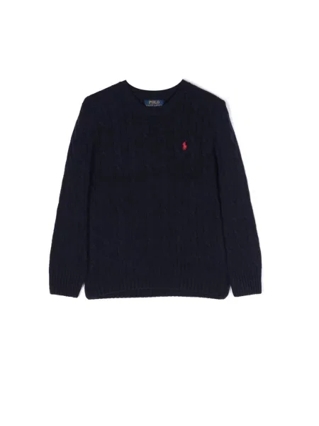 Sweter Ralph Lauren z kaszmiru niebieski