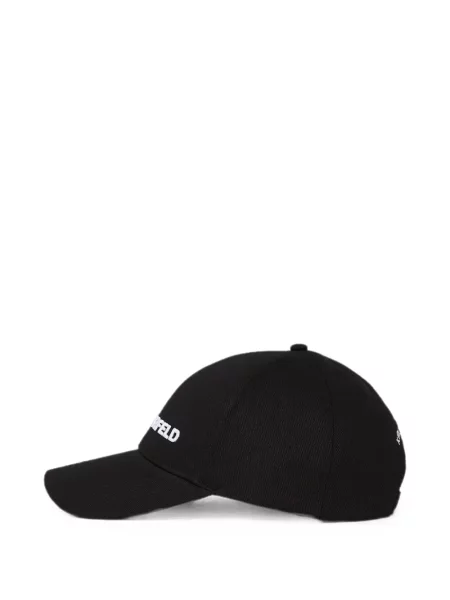Șapcă Karl Lagerfeld cu broderie negru