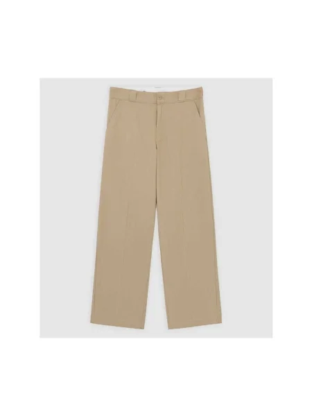 Nohavice Dickies v biznis štýle béžová