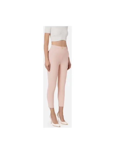 Pantaloni Elisabetta Franchi roz