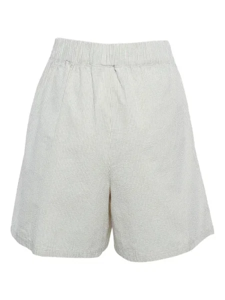 Pantaloni scurți Max Mara cu dungi alb