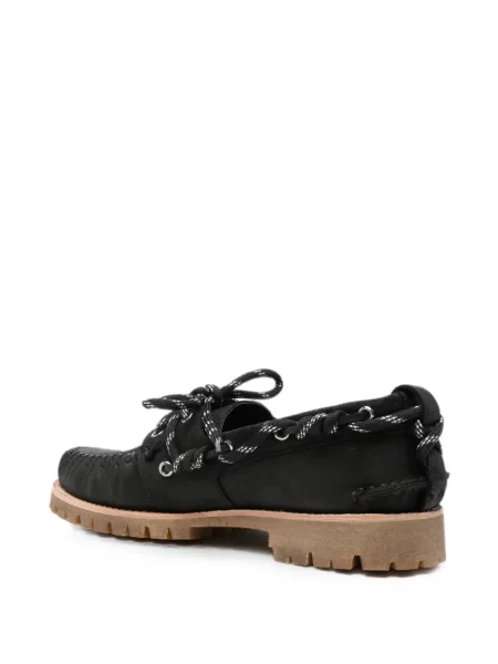 Treking voskom loaferice Golden Goose od brušene kože crna