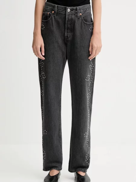 Levi's blugi regular pentru femei gri
