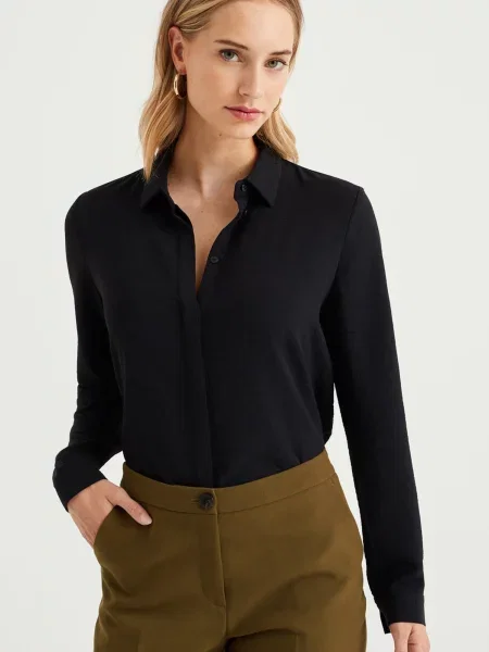 WE Fashion Bluză negru