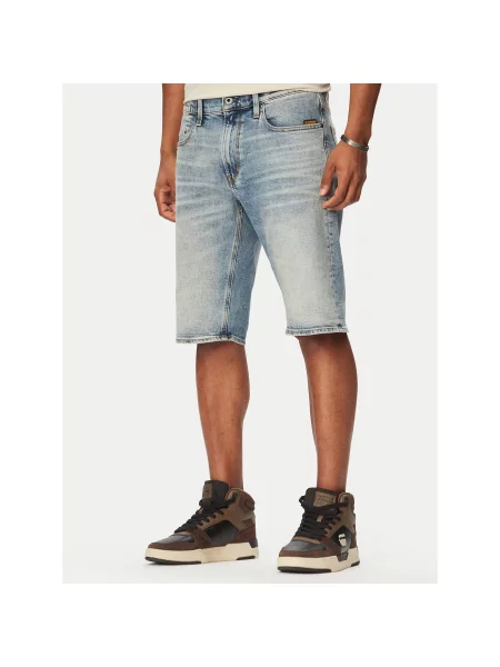 G-Star Raw Kratke traperice Mosa Regular Fit plava