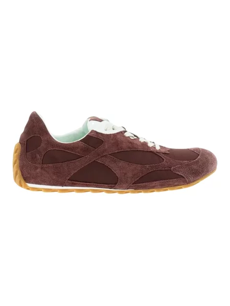 Sneakersy Bottega Veneta skórzane czerwone