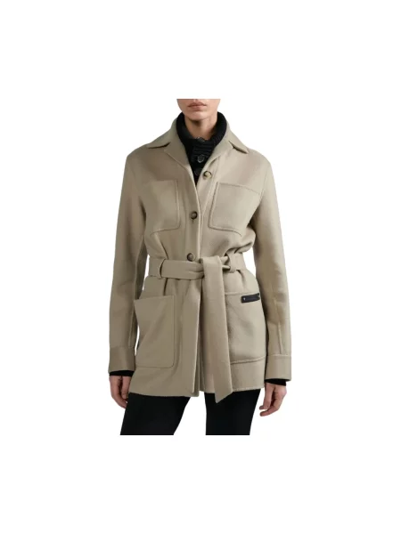 Kurtka Barbara Bui z kaszmiru beżowa