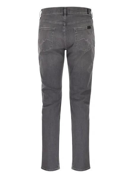Blugi 7 For All Mankind cu 5 buzunare gri
