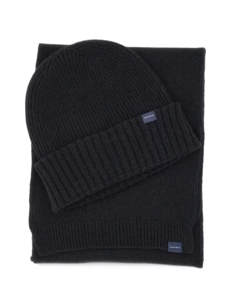 Fular Woolrich tricotate negru