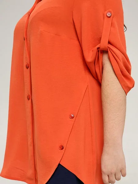 Туніка All Posa теракотовий креп