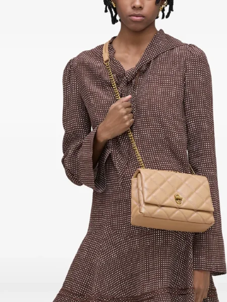 Colier Marc Jacobs din piele matlasat