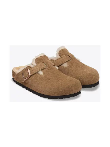 Klapki Birkenstock brązowe