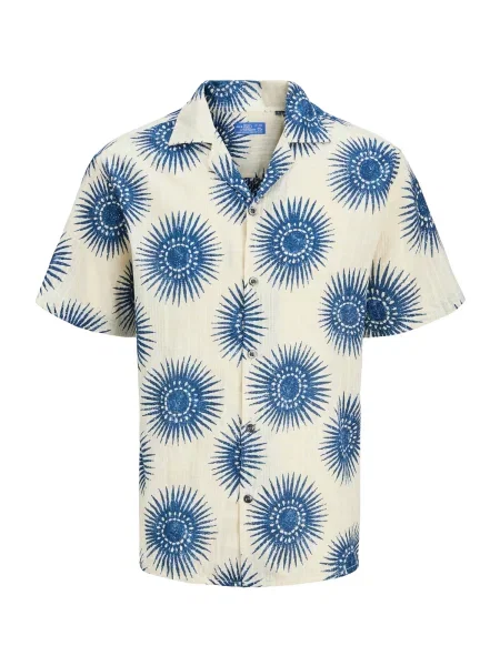 Jack & Jones Premium Srajca JPRBLUBILBAO ecru modra