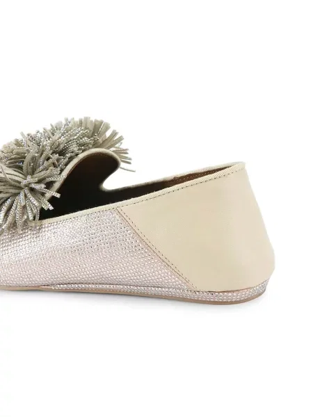 Замшеві мокасини Kurt Geiger London Pom Pom Point Slip On