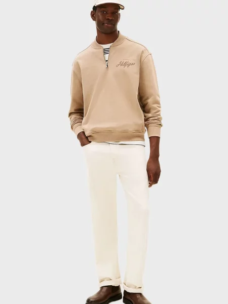 Спортивна кофта Tommy Hilfiger бежева