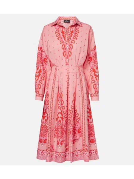 Sukienka midi Etro do kolan garniturowa