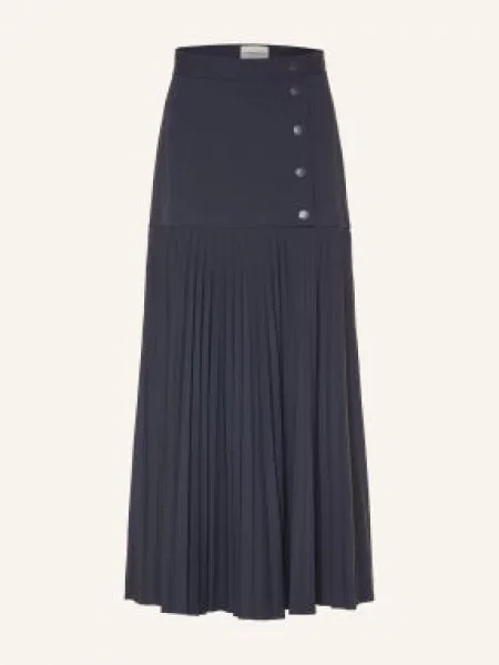 Claudie Pierlot Spódnica Plisowana blau granatowa