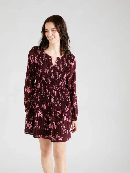 ABOUT YOU Rochie mai multe culori / bordeaux roșu