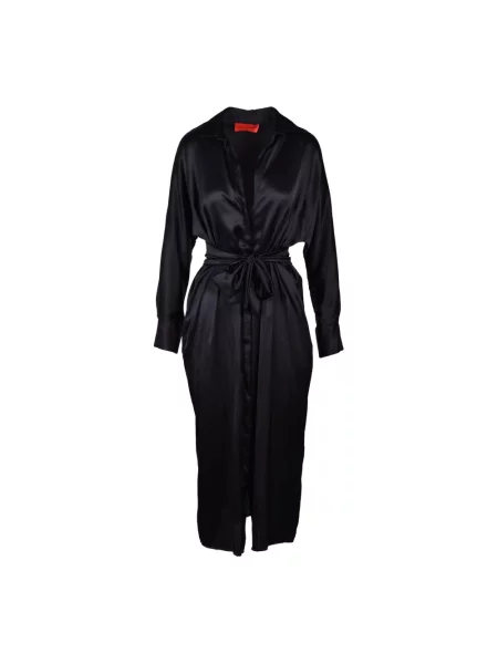 Jedwabna sukienka Wild Cashmere czarna