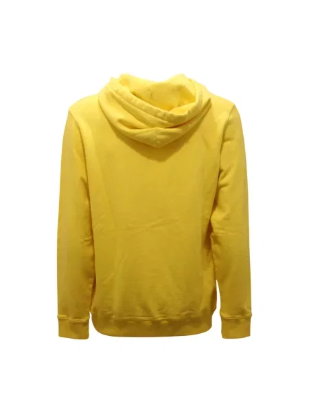 Bluza z kapturem Dondup z kapturem żółta