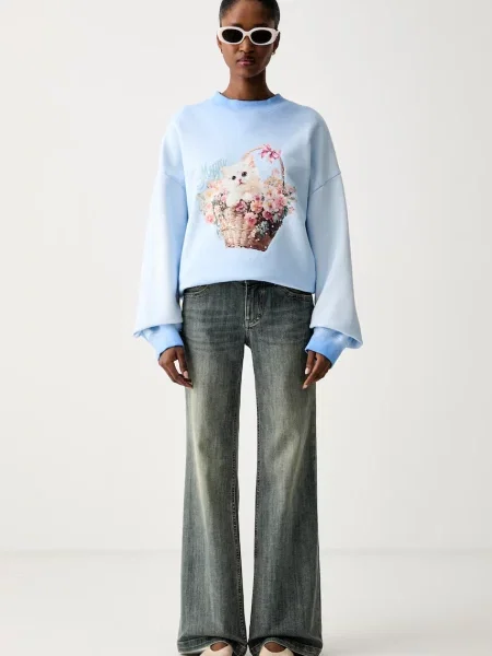 MSGM mikina dámska modrá