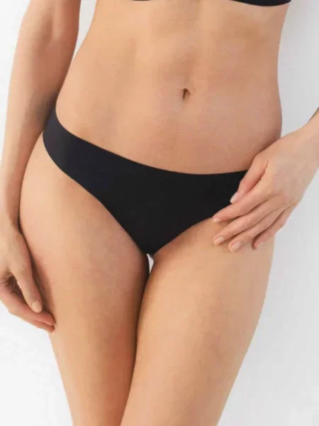 Женские трусики слип с низкой посадкой YOGA чорні