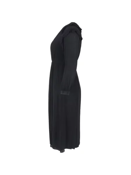 Rochie midi Ba&sh cu volane negru