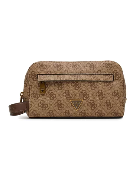 Guess kosmetyczka MILANO beżowy PMMILO brązowa
