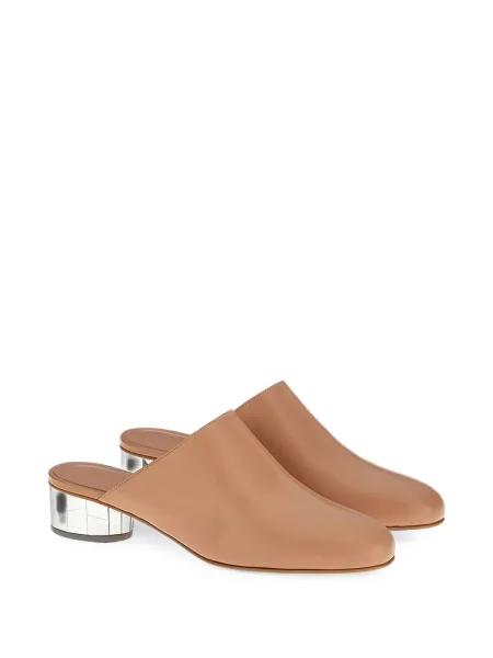 Papuci tip mules Ferragamo din piele