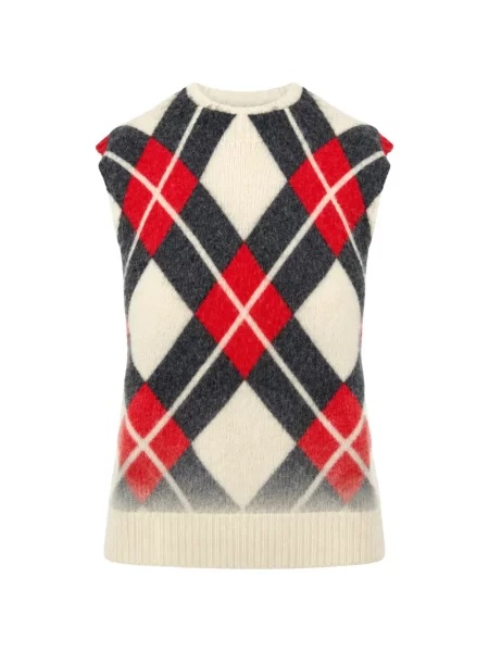 Vestă Semicouture cu model argyle