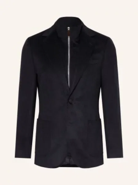 Reiss Sako Patch Tailored Fit S Odnímatelným Lemem tmavě modrá