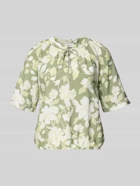 Bluzka o kroju relaxed fit z mieszanki S.oliver Red Label