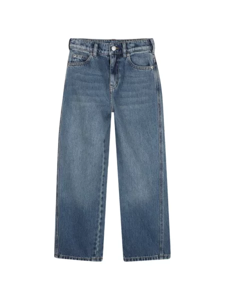 Jeansy straight leg dziecięce Zadig & Voltaire niebieskie