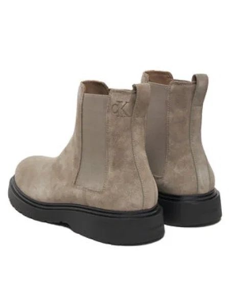 Calvin Klein Bokacsizma Combat Ess Chelsea Boot Su bézs