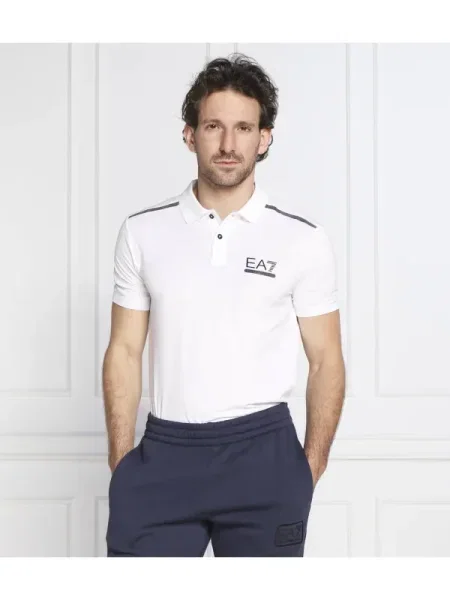 Polo alb