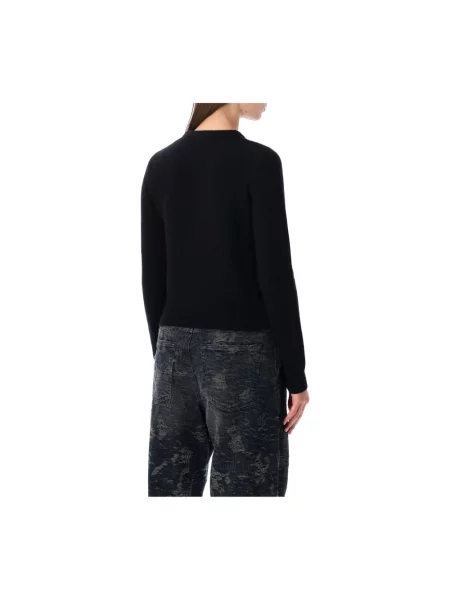 Dzianinowy sweter Diesel czarny