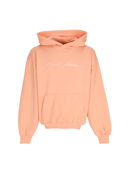 Bluza z kapturem Karl Kani pomarańczowa
