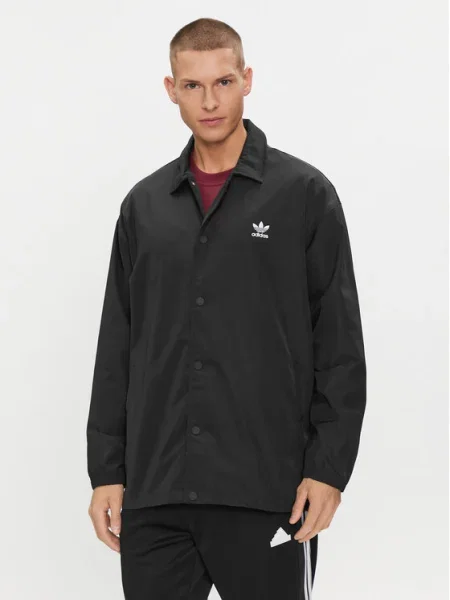 Adidas Преходно яке Coach черен