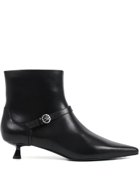 Cizme scurte Karl Lagerfeld din piele negru