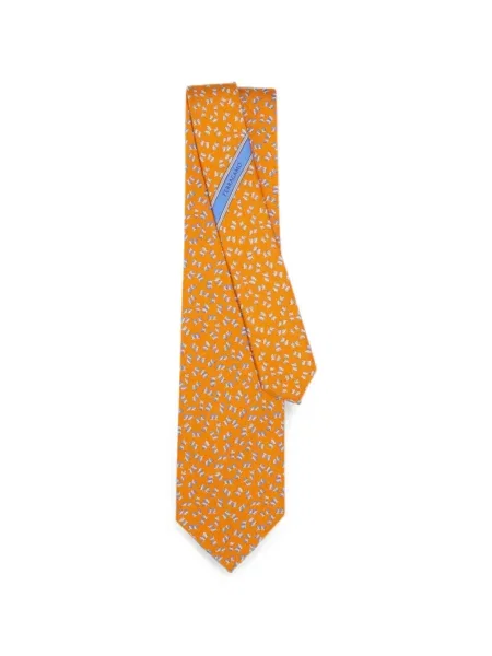 Kravata Ferragamo oranžová