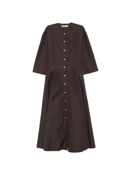 Sukienka midi Mark Kenly Domino Tan do kolan garniturowa brązowa