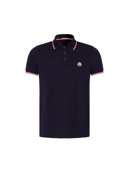 Koszulka polo Moncler niebieska