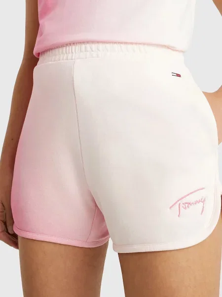 Джинсові шорти Tommy Jeans рожеві