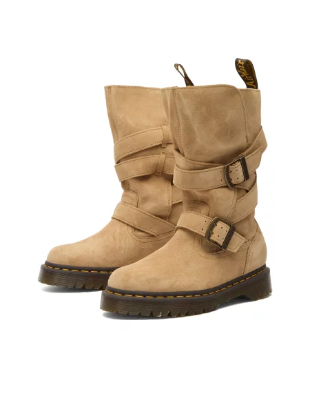 Kozaki Dr. Martens brązowe
