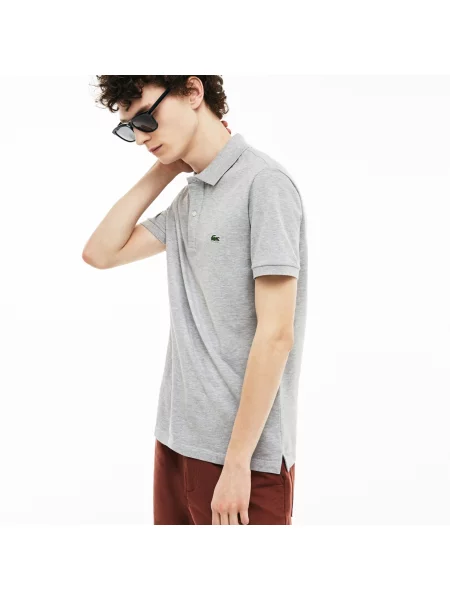 Поло Lacoste серое