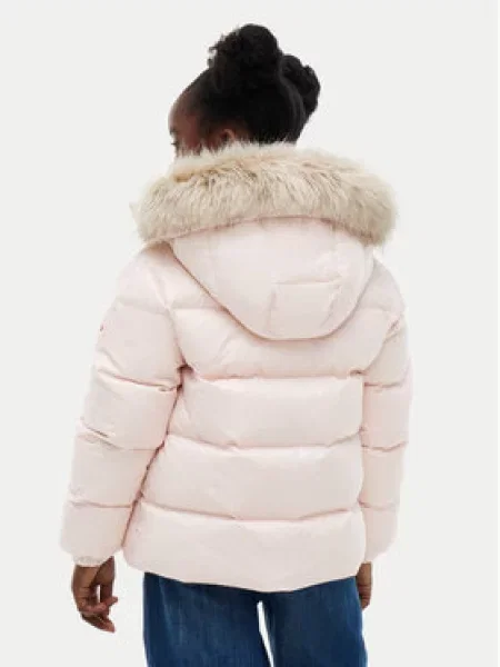 Tommy Hilfiger Pūkinė striukė Essential Šviesiai rožinė
