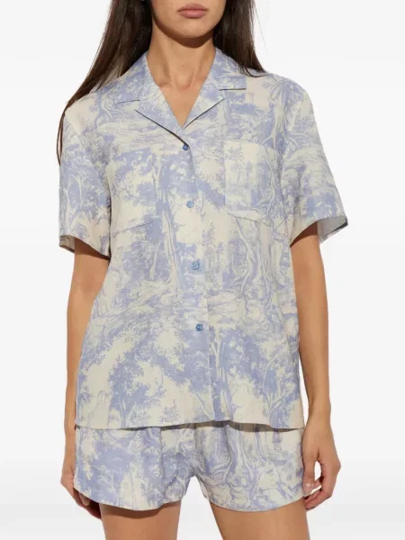Cămașă Off-white cu imagine alb