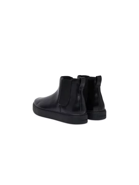 Calvin Klein Bokacsizma Hybrid Clean Chelsea Wax Lth fekete
